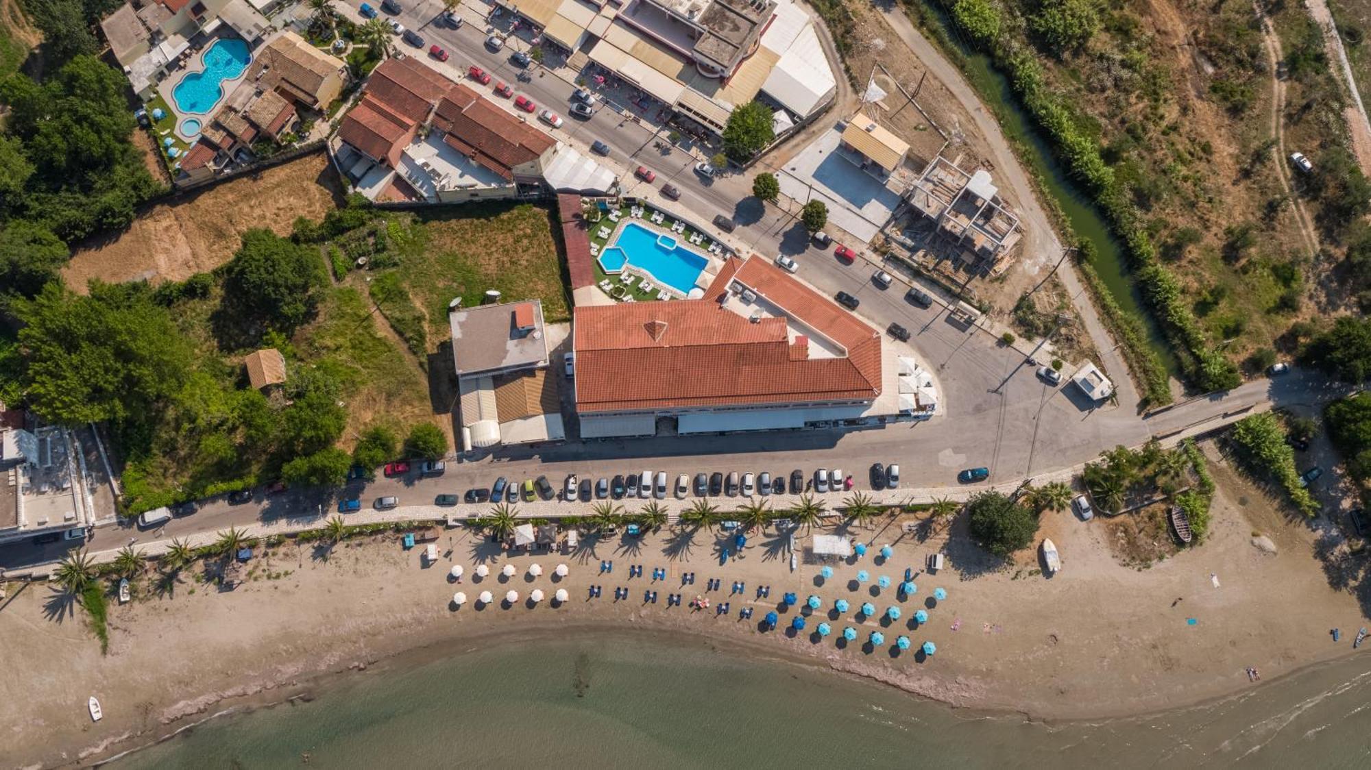 Aphrodite Beach Hotel Corfu Róda Eksteriør bilde
