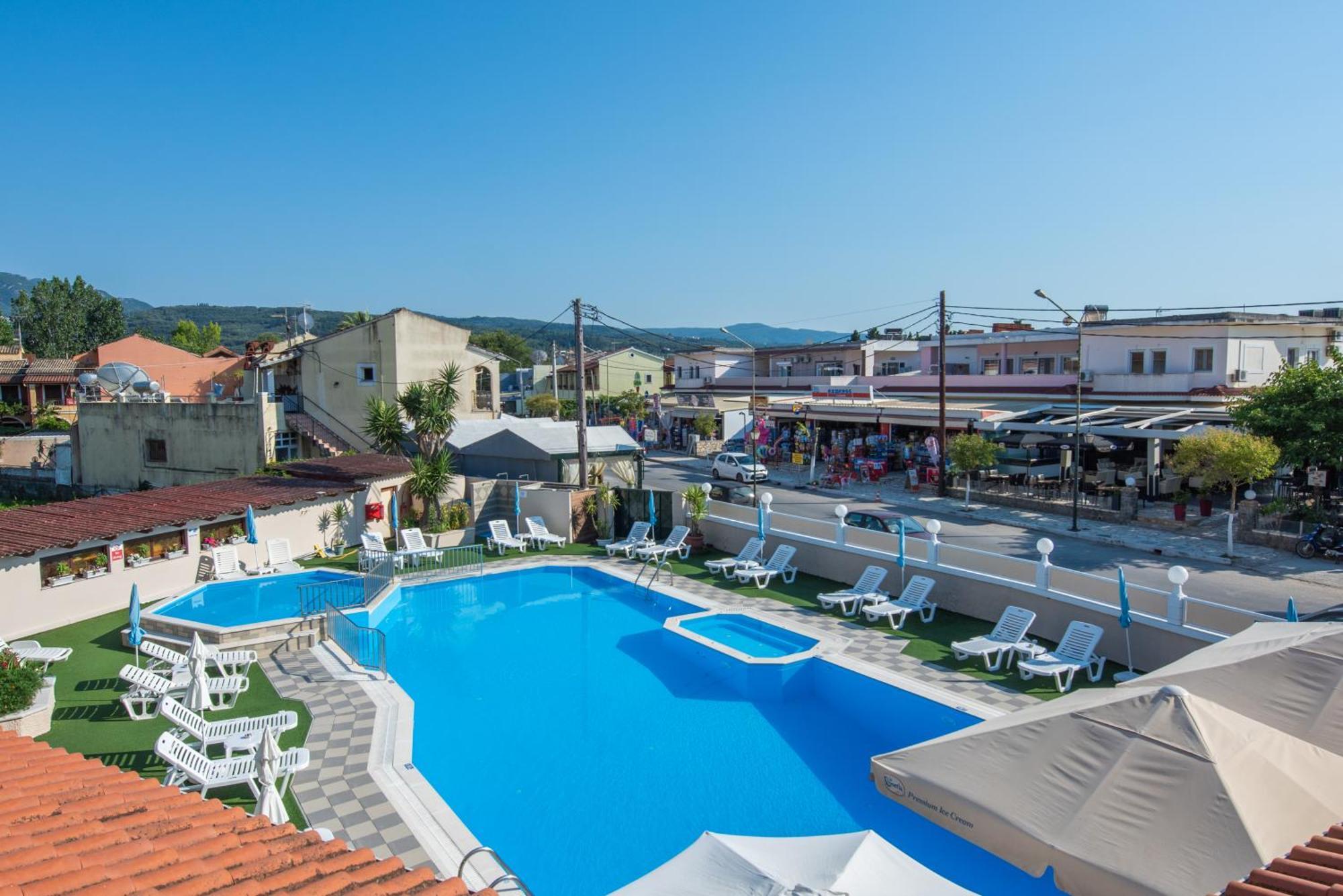 Aphrodite Beach Hotel Corfu Róda Eksteriør bilde