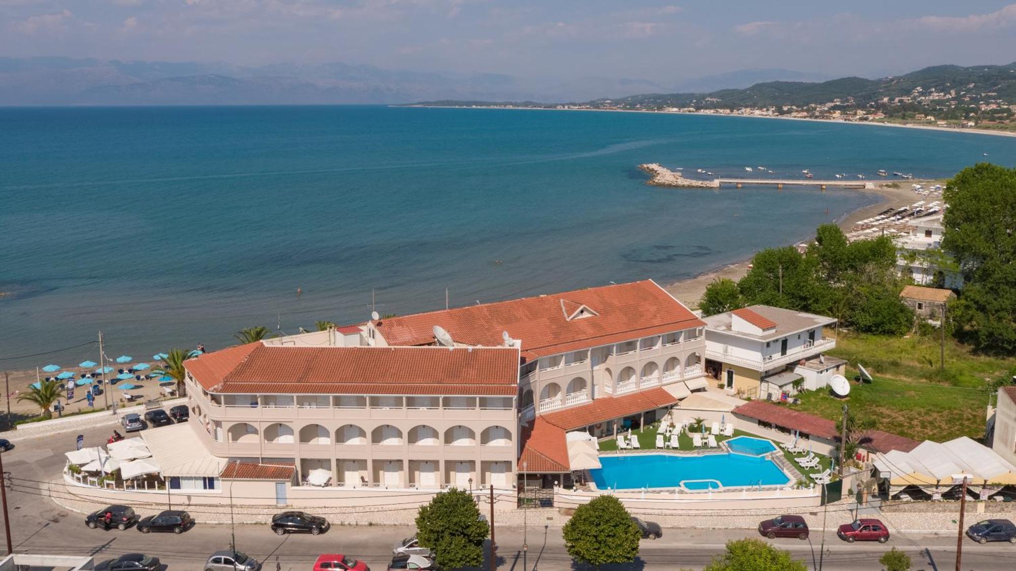 Aphrodite Beach Hotel Corfu Róda Eksteriør bilde